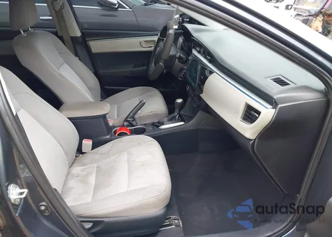 2016 Toyota Corolla Le из США, поврежденный, VIN 2T1BURHEXGC524676